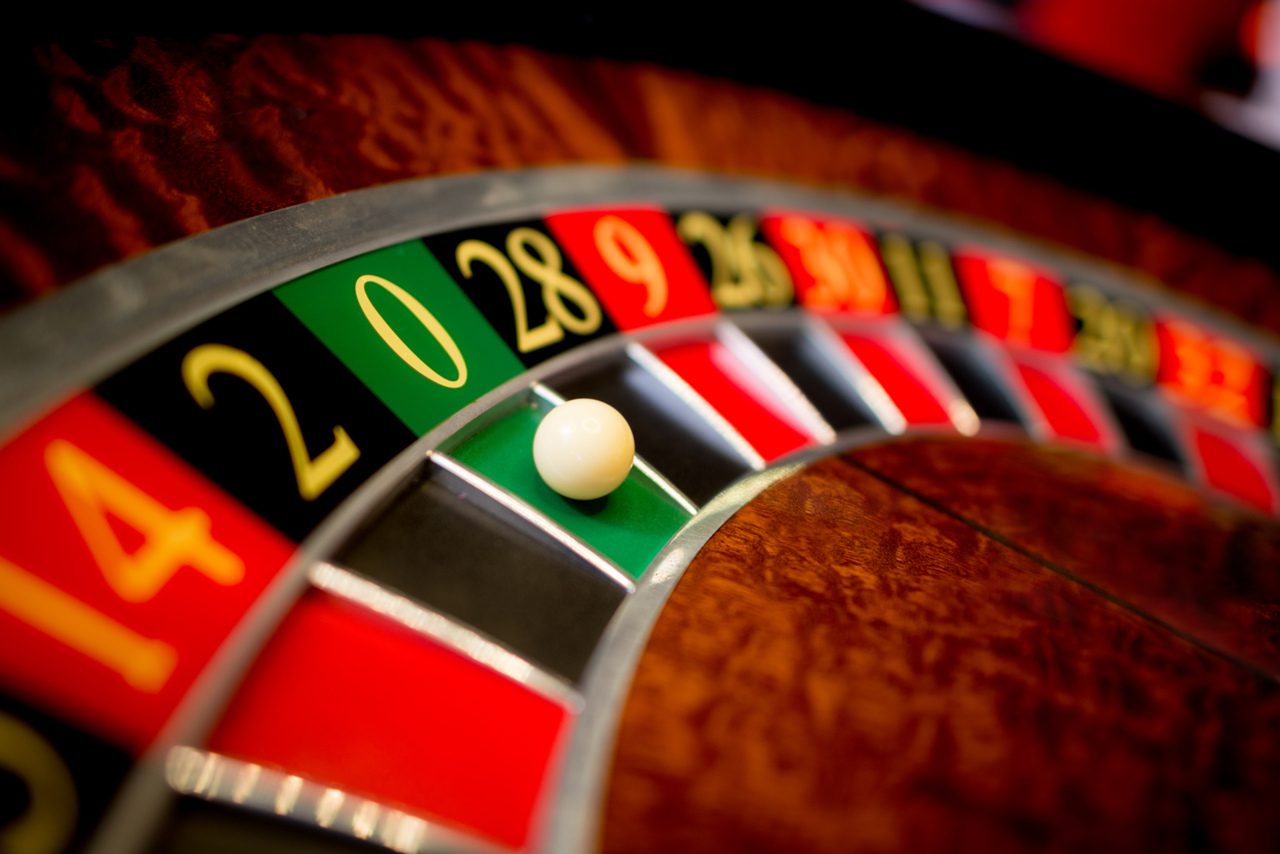 A close up of the numbers on a roulette wheel